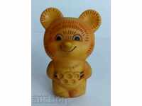 ,SOCIAL CHILDREN'S RUBBER TOY MISHA OLYMPICS MOSCOW