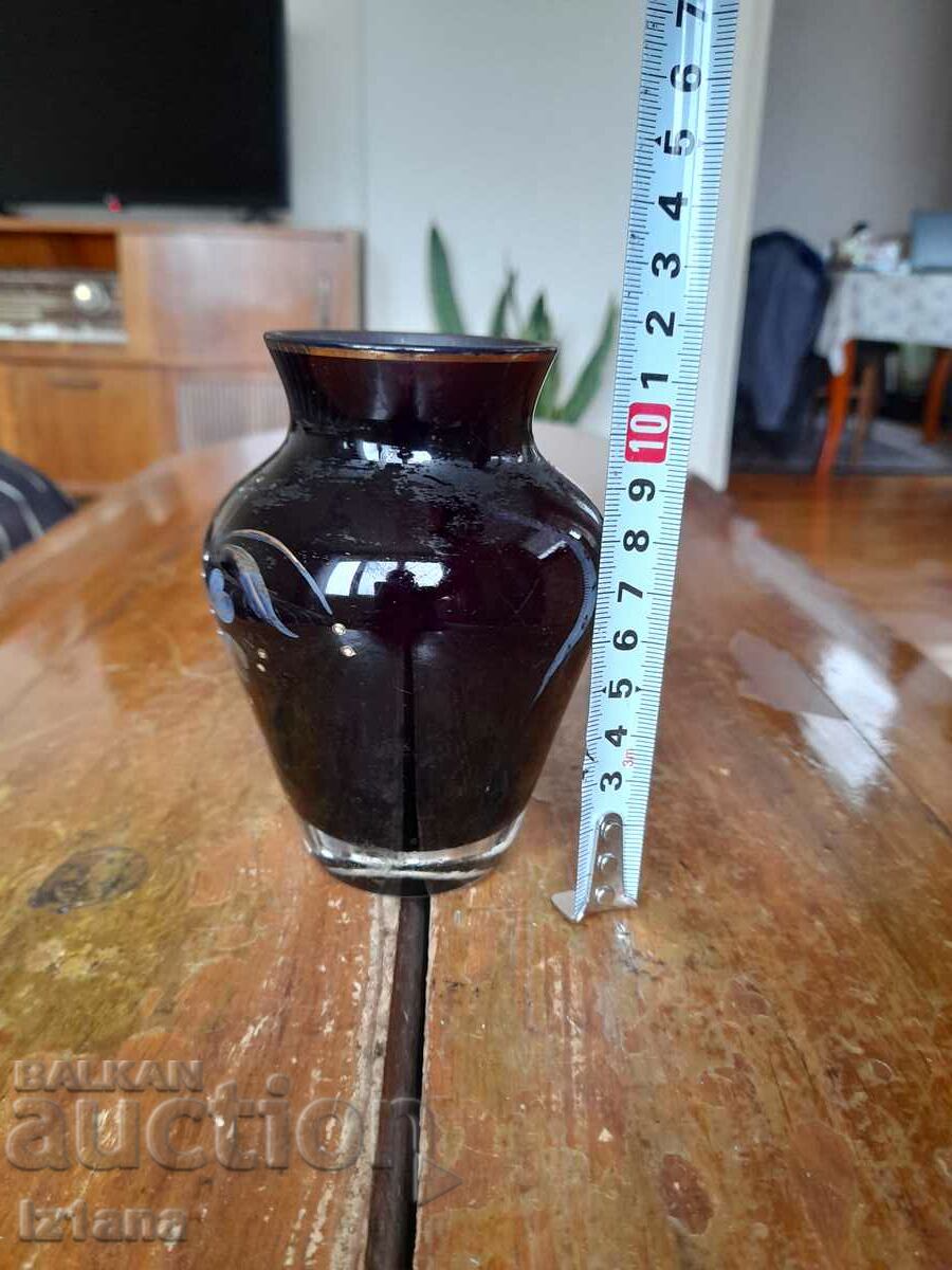 Old glass vase with price 22.00 BGN | € 11.25 Old glass vase with price 22.00 BGN | € 11.25