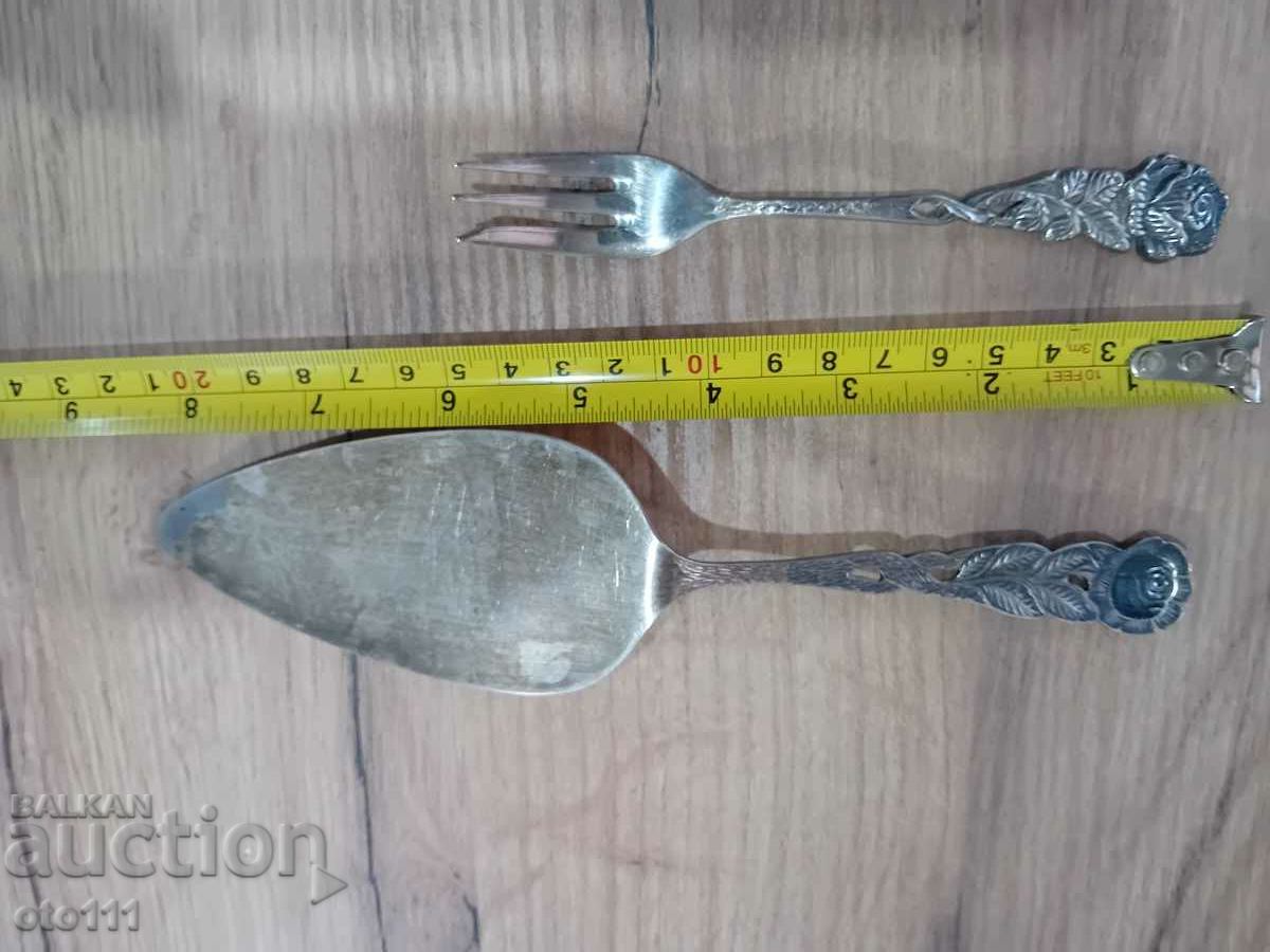 SET OF SILVER CUTLERY FOR DESSERT - 5