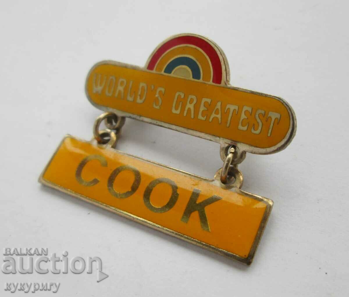 Licitație Insigna rară din competiția Cel mai mare bucătar din lume Licitație Insigna rară din competiția Cel mai mare bucătar din lume