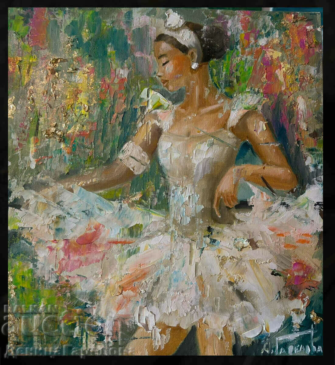 Denitsa Garelova ελαιογραφία 30/30 "The Ballerina"