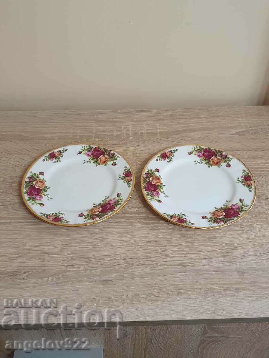 ROYAL ALBERT English porcelain plates