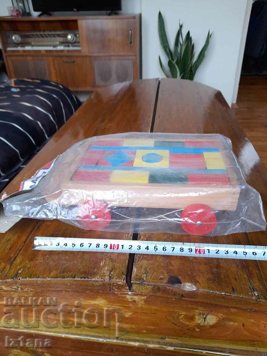 Old children's wooden constructor - 6