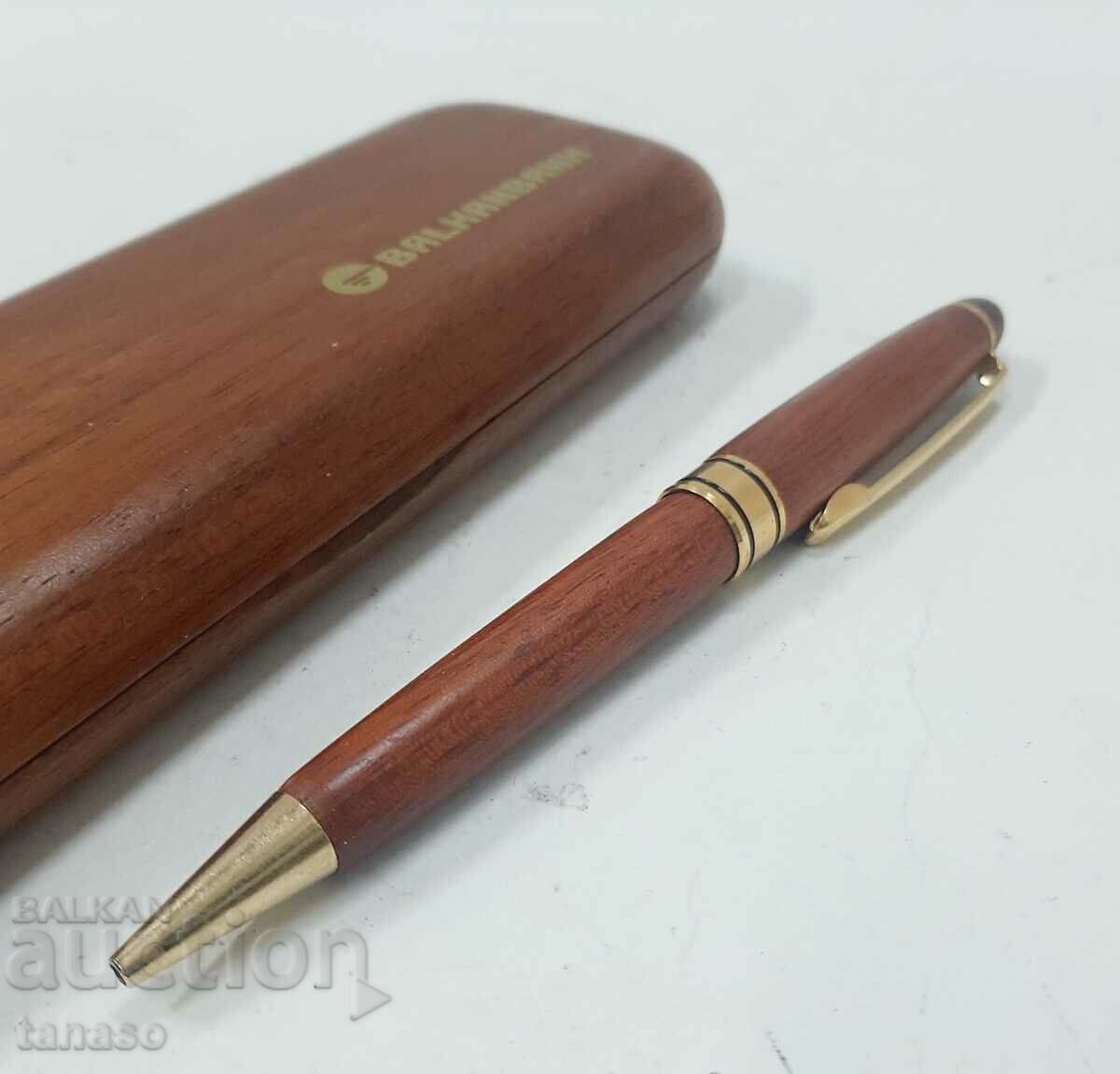 Old advertising pen with case, Balkanbank(1.4) Old advertising pen with case, Balkanbank(1.4)