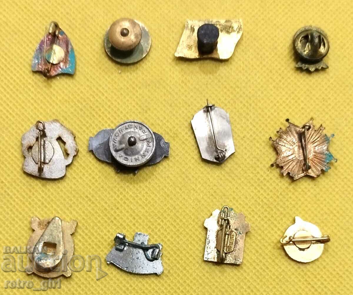 Lot of badges do - 12 pieces. with price 29.90 BGN | € 15.29 Lot of badges do - 12 pieces. with price 29.90 BGN | € 15.29