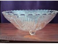 Old glass fruit bowl.