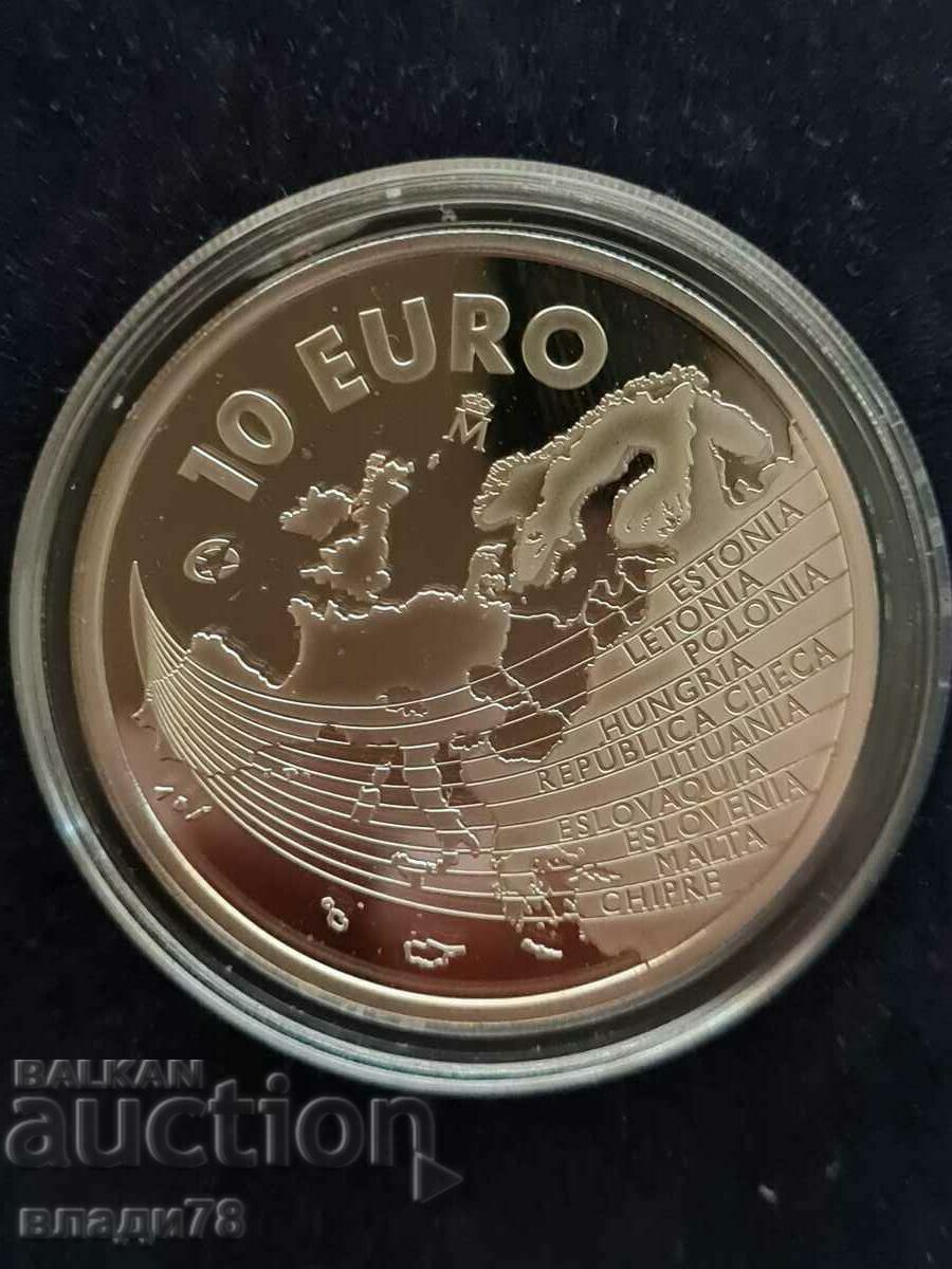 Silver coin 10 euros 2004