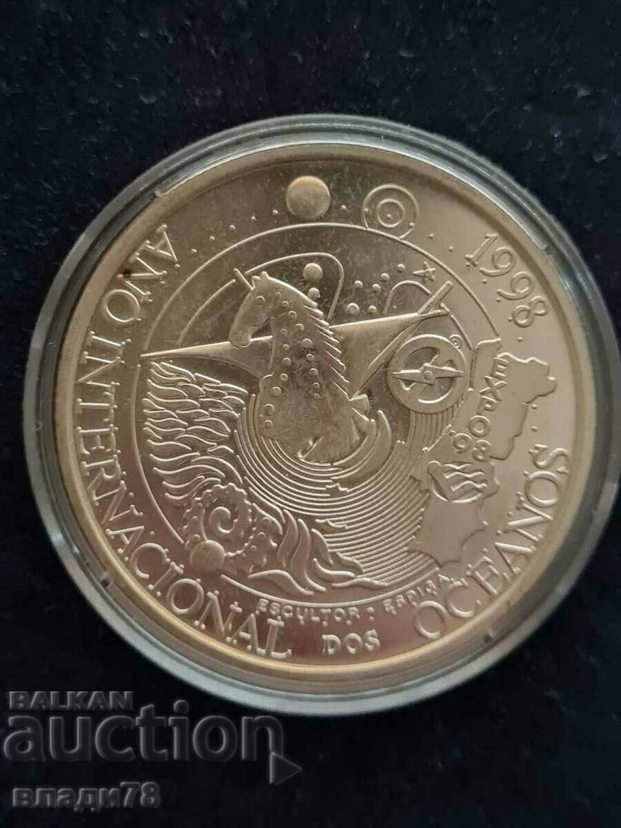 Silver coin 1000 escudos 1998