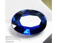 BZC! 9,10 ct safir natural oval certificat VGTL de la 1 st!