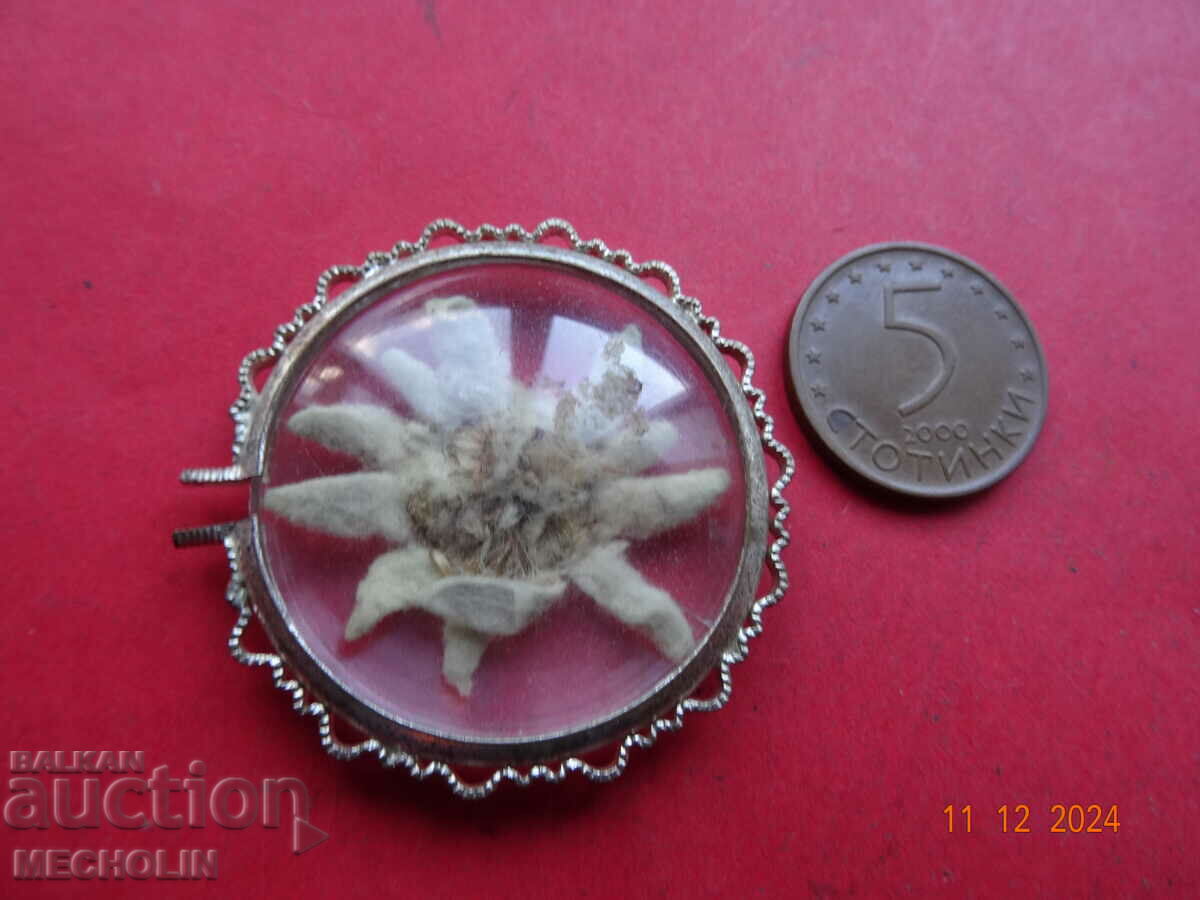 Auction COLLECTIBLE OLD edelweiss 2 locket pendant Auction COLLECTIBLE OLD edelweiss 2 locket pendant