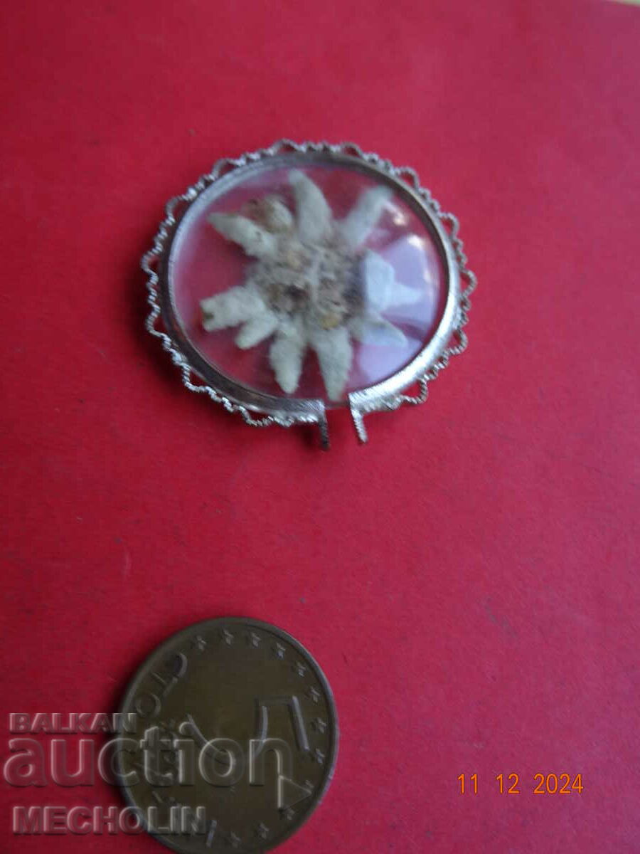 COLLECTIBLE OLD edelweiss 2 locket pendant - 5 COLLECTIBLE OLD edelweiss 2 locket pendant - 5
