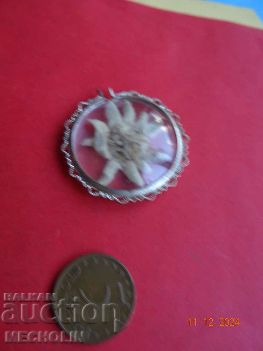COLLECTIBLE OLD edelweiss 2 locket pendant - 6 COLLECTIBLE OLD edelweiss 2 locket pendant - 6
