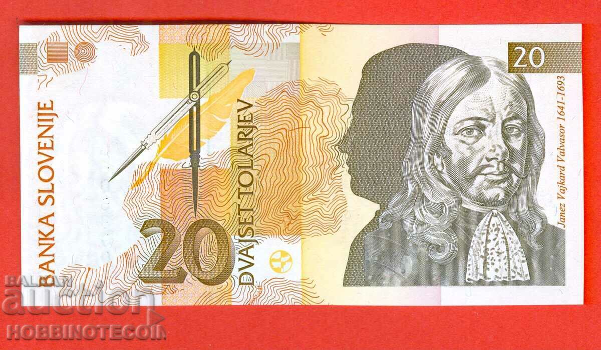 SLOVENIA SLOVENIA 20 Tolar issue issue 1992 NEW UNC with price 6.83 BGN | € 3.49 SLOVENIA SLOVENIA 20 Tolar issue issue 1992 NEW UNC with price 6.83 BGN | € 3.49