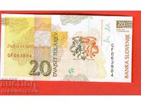 SLOVENIA SLOVENIA 20 Emisiunea Tolar 1992 NOU UNC