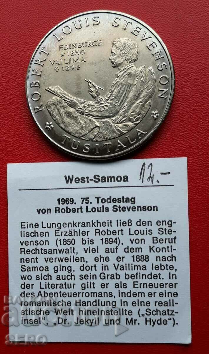 Islands of Samoa and Sisifo-1 tala 1969-R. Louis Stevenson - writer