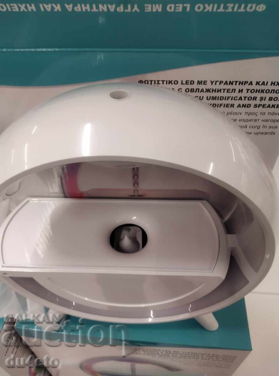 Lampa led cu difuzor umidificator cu difuzor si Bluetooth 23x23 - 5