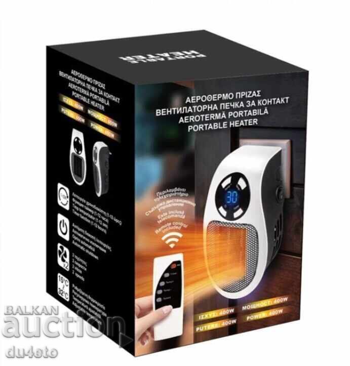 Delivery of Fan Stove for contact 400W 19x11x12 cm. With timer and Delivery of Fan Stove for contact 400W 19x11x12 cm. With timer and