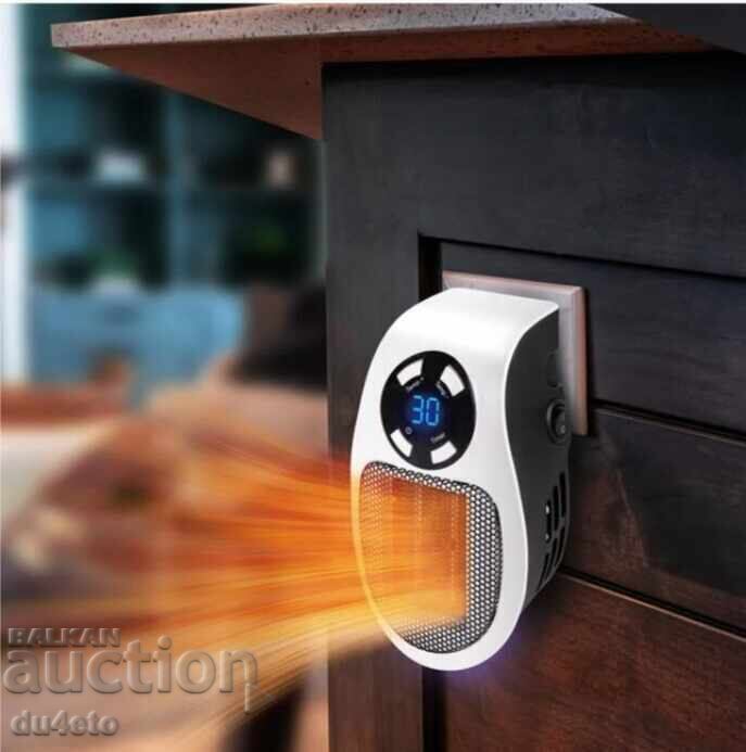 Fan Stove for contact 400W 19x11x12 cm. With timer and Fan Stove for contact 400W 19x11x12 cm. With timer and