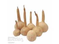 Lot of 7 old gourds, pumpkin(11.1)