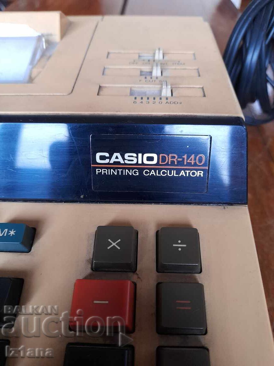 Calculator vechi Casio DR-140 cu preț 100.00 BGN | € 51.13