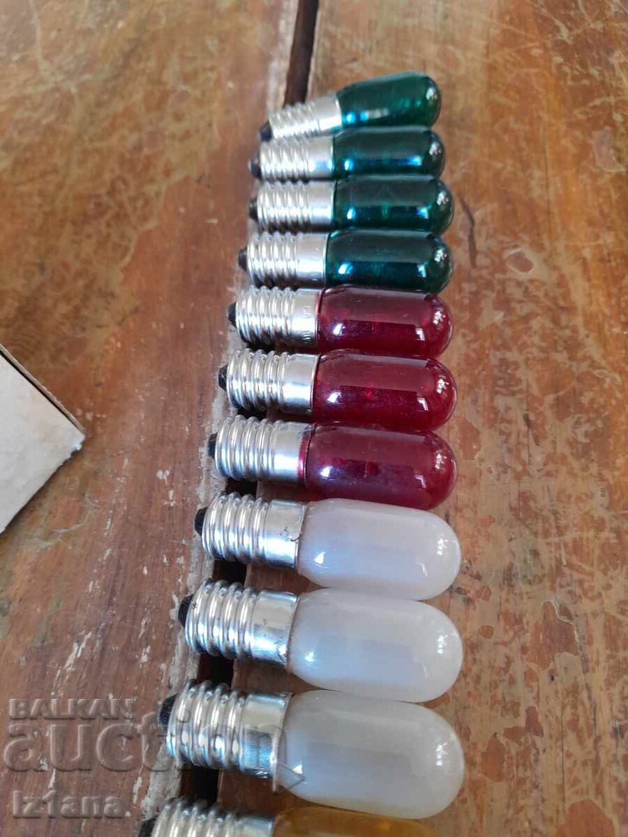 Delivery of Old colored light bulbs Delivery of Old colored light bulbs