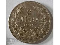 MONEDA DE ARGINT DE 2 BGN 1910