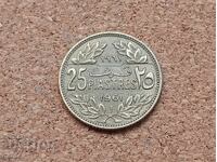 Lebanon 25 piastres 1961