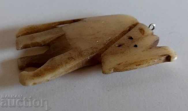 . MEDALIU VECHI OS BIJUTERIE PENDANT MARE OS ELEFANT cu preț 25.00 BGN | € 12.78