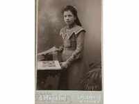 . LATE 19TH CENTURY OLD PHOTOGRAPH PHOTOGRAPHY CARDBOARD PORTRAIT