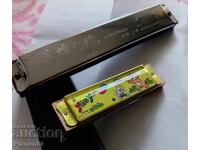 Лот от 2 броя хармоники.