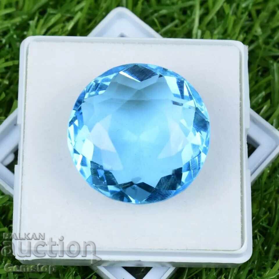 BZC! Cerc de topaz natural de 12,75 ct de 1 st!