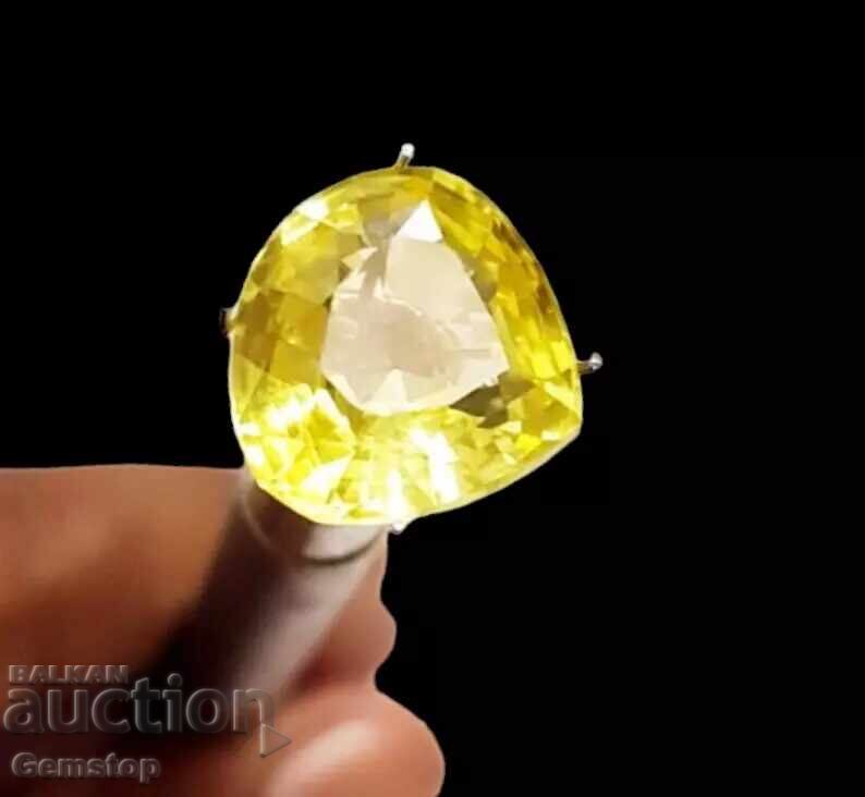 BZC! 15,90 ct para safir natural de clasa I!