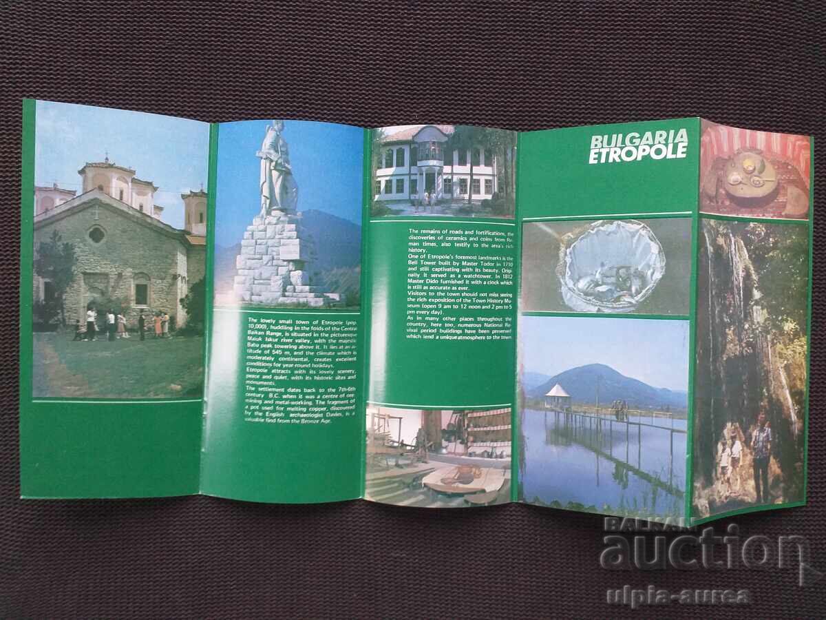 Social brochure Etropole with price 1.50 BGN | € 0.77 Social brochure Etropole with price 1.50 BGN | € 0.77