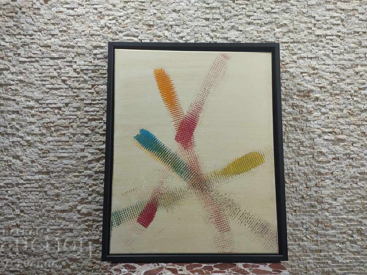 Auction Original painting acrylic on canvas, 40/50 cm "Intersections" Auction Original painting acrylic on canvas, 40/50 cm "Intersections"