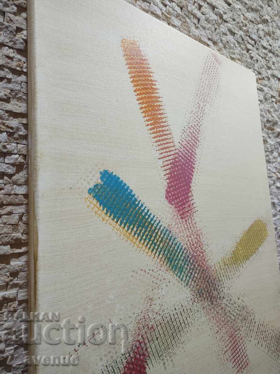 Original painting acrylic on canvas, 40/50 cm "Intersections" - 6 Original painting acrylic on canvas, 40/50 cm "Intersections" - 6