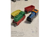 Bulgarian Social Children's Toys Locomotives 1970s