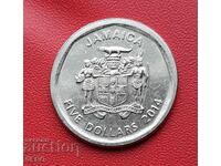 Island of Jamaica-5 dollars 2014