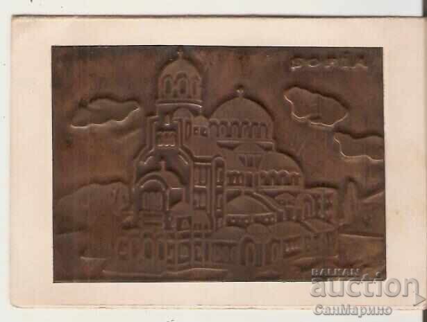 Card Bulgaria Sofia Templul-monument "Al. Nevsky" - Basorelief*