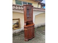 A lovely antique Scandinavian corner display cabinet