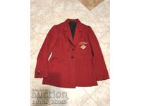 Πρωτότυπο Soc Uniform Jacket Dunav Plaza Hotel Ruse δεκαετία του 1980