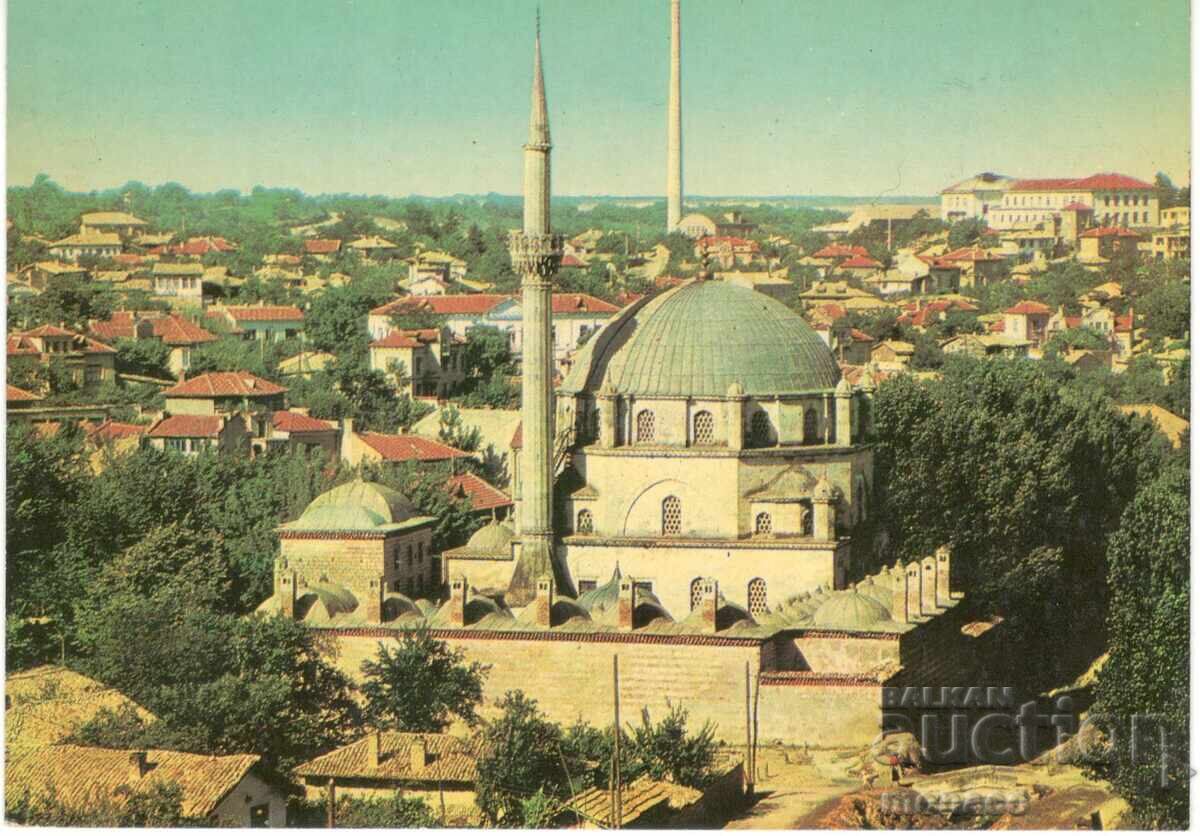 Old card - Shumen, Tombul mosque