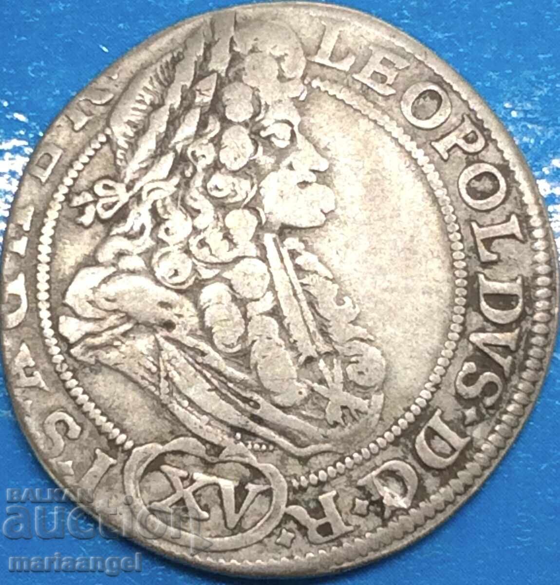 Αυστρία 15 Kreuzer 1694 Leopold I 1657-1705 5,31g ασήμι