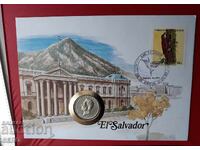 Salvador-10 cents. 1977-ext. preserved and postal mar. in a beautiful envelope