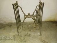 Cast iron legs from a JUNKER & RUH sewing machine