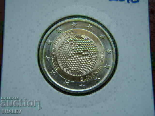 2 euro 2018 Slovenia "World day" - Unc (2 euro) with price 11.89 BGN | € 6.08