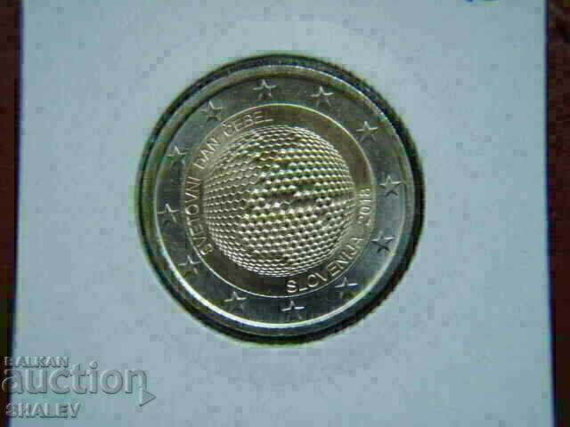 Auction  2 euro 2018 Slovenia "World day" - Unc (2 euro)