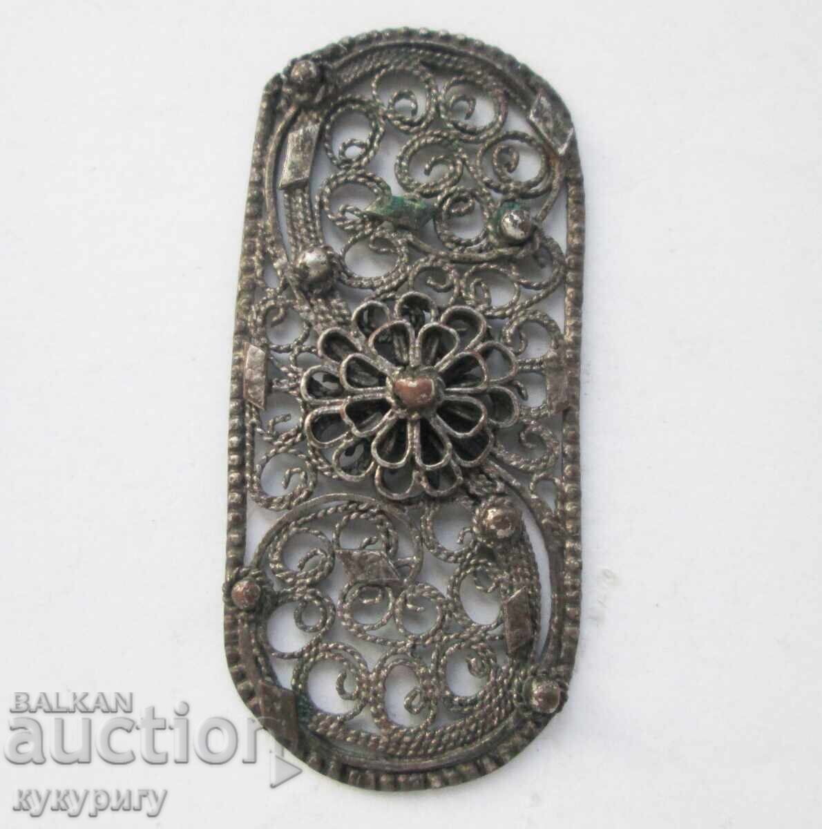 Centru de filigran pentru pafta pafti vechi pentru costum popular - 5 Centru de filigran pentru pafta pafti vechi pentru costum popular - 5