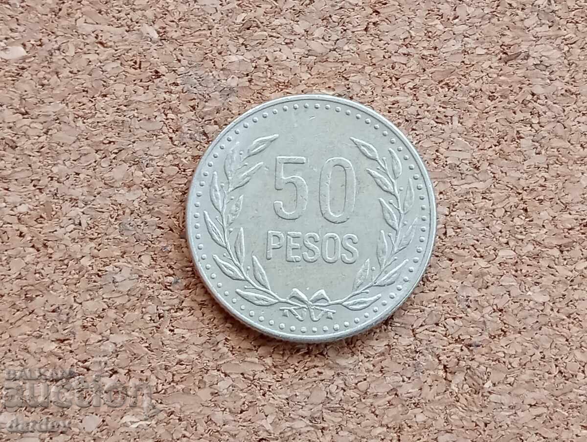 Colombia 50 pesos 1990 Colombia 50 pesos 1990