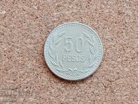 Columbia 50 pesos 1990