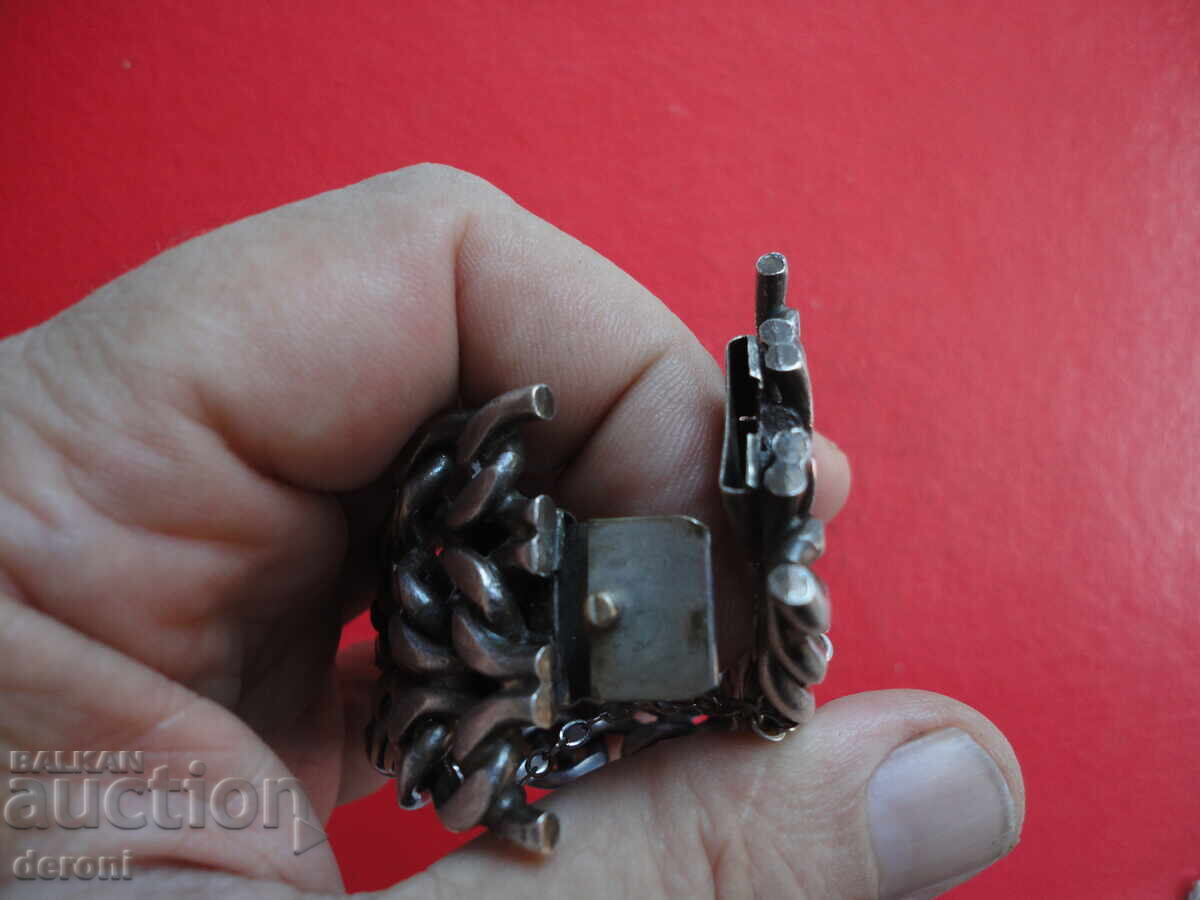 Awesome metal rocker art bracelet - 5